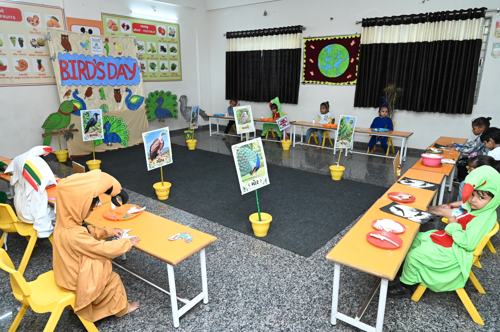 Bird's Day Celebration | Satyam Pre-Primary Gujarati Medium